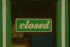 Green Closed Door
