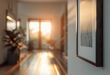 Sunny Interior Hallway