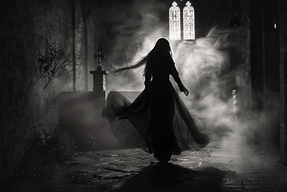 Mysterious Gothic Scene