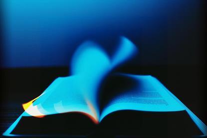 Glowing Abstract Book
