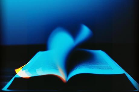Glowing Abstract Book