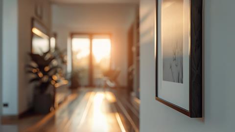 Sunny Interior Hallway