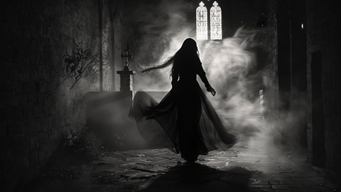 Mysterious Gothic Scene
