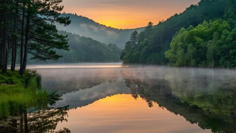 Serene Sunrise Landscape